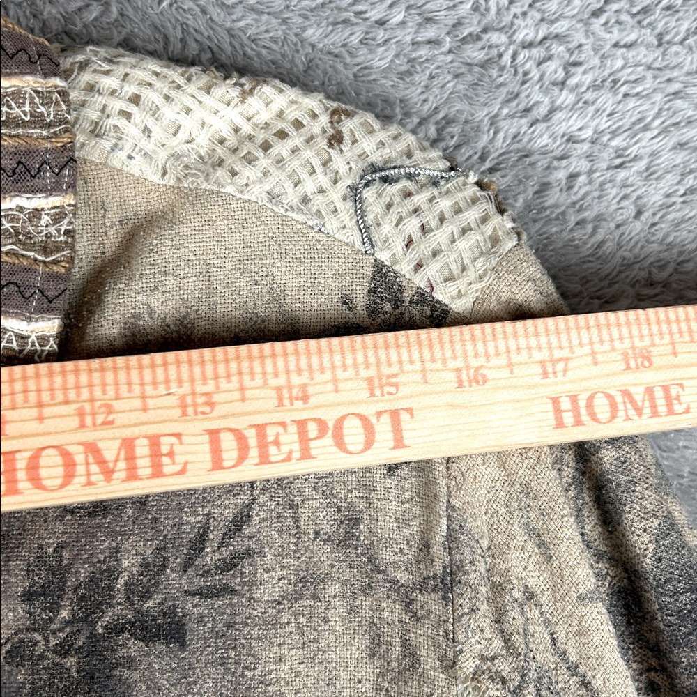 Sandy Starkman Patchwork Embroided Button Down Bl… - image 7